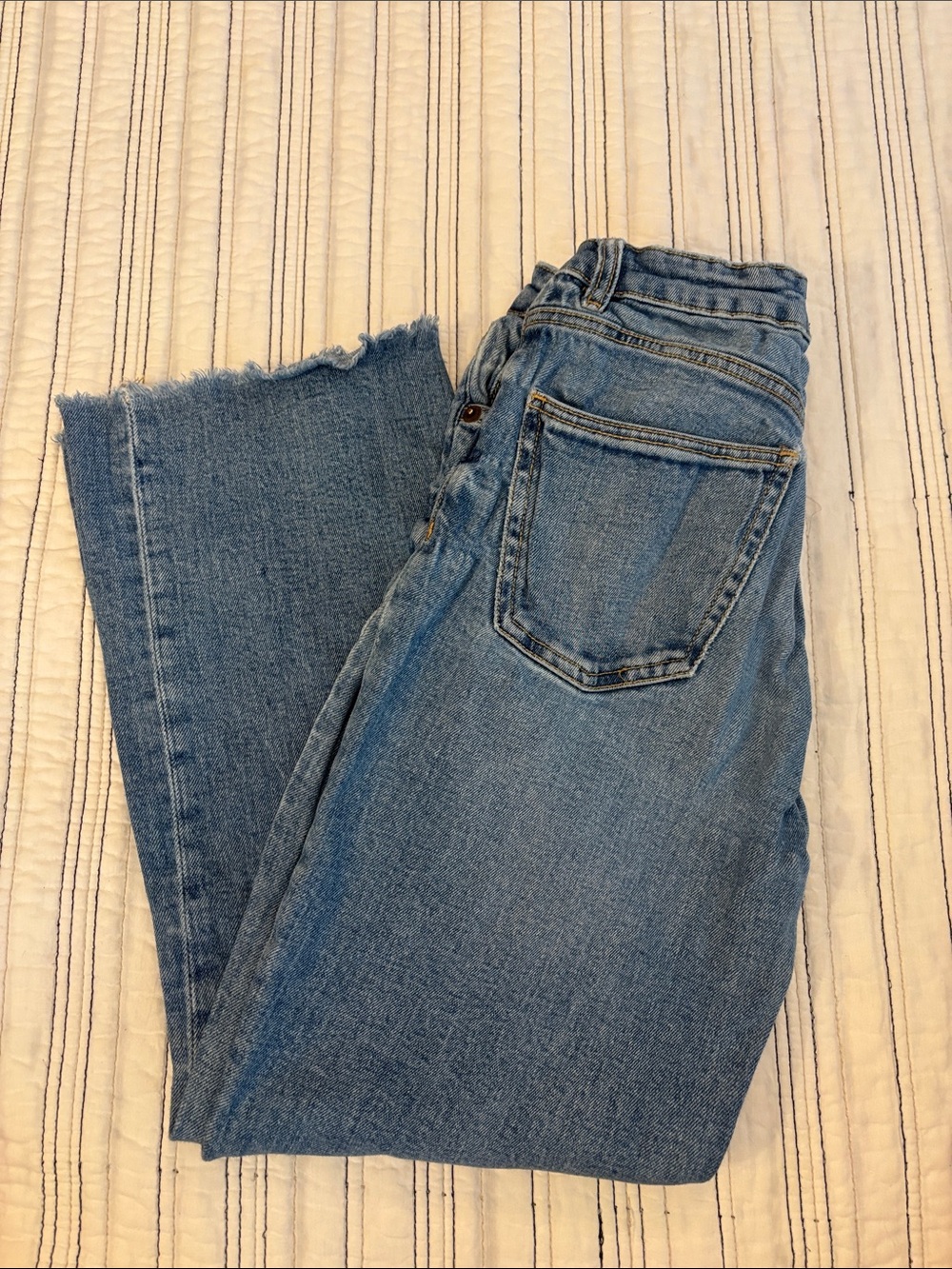 Zara Light Blue Straight-Leg Women’s Jeans